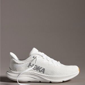 Hoka White Athletic Sneakers